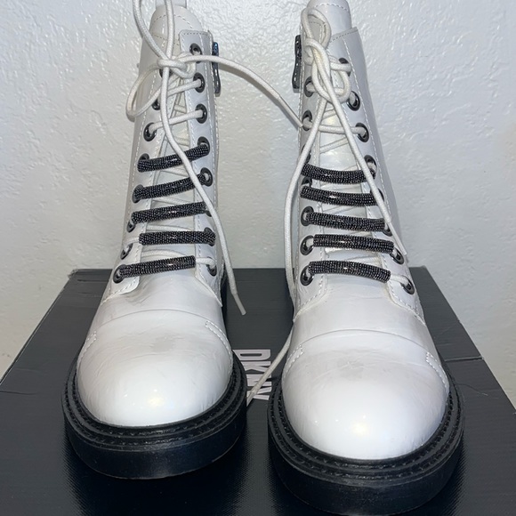 DKNY Malaya lace up boots -7.5 - Picture 5 of 7